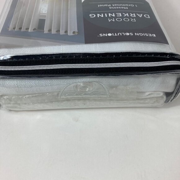 Design Solutions Room Darkening Messina Grommet Panel White 50" x 84"L NIP #3 - Picture 7 of 7